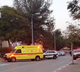 זירת דקירה באשדוד 1.1.19 צילום : תיעוד מבצעי מד"א