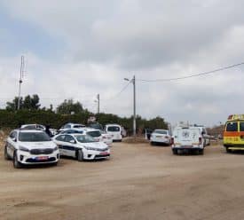 זירת רצח במוסד גמילה בנתניה - צילום דוברות מד"א