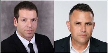 עו"ד אלון דוידוב (מימין), עו"ד אייל בסרגליק