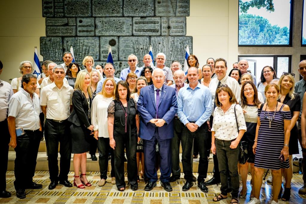 עורכי הדין עם נשיא המדינה