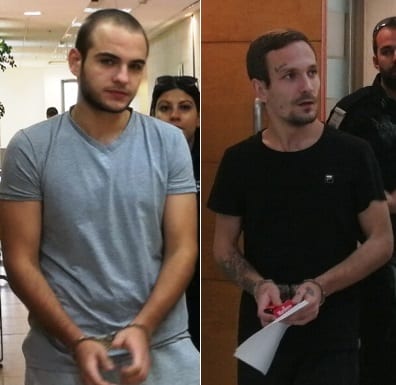 לפי כתב האישום, רצחו בשליחות משפחת לביא. רוסן שצ'פטניוב (מימין) ויבגני גולובקו