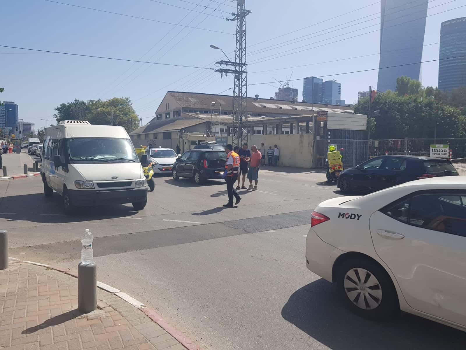 זירת התאונה (צילום: שחר חזקלביץ תיעוד מבצעי מד"א)