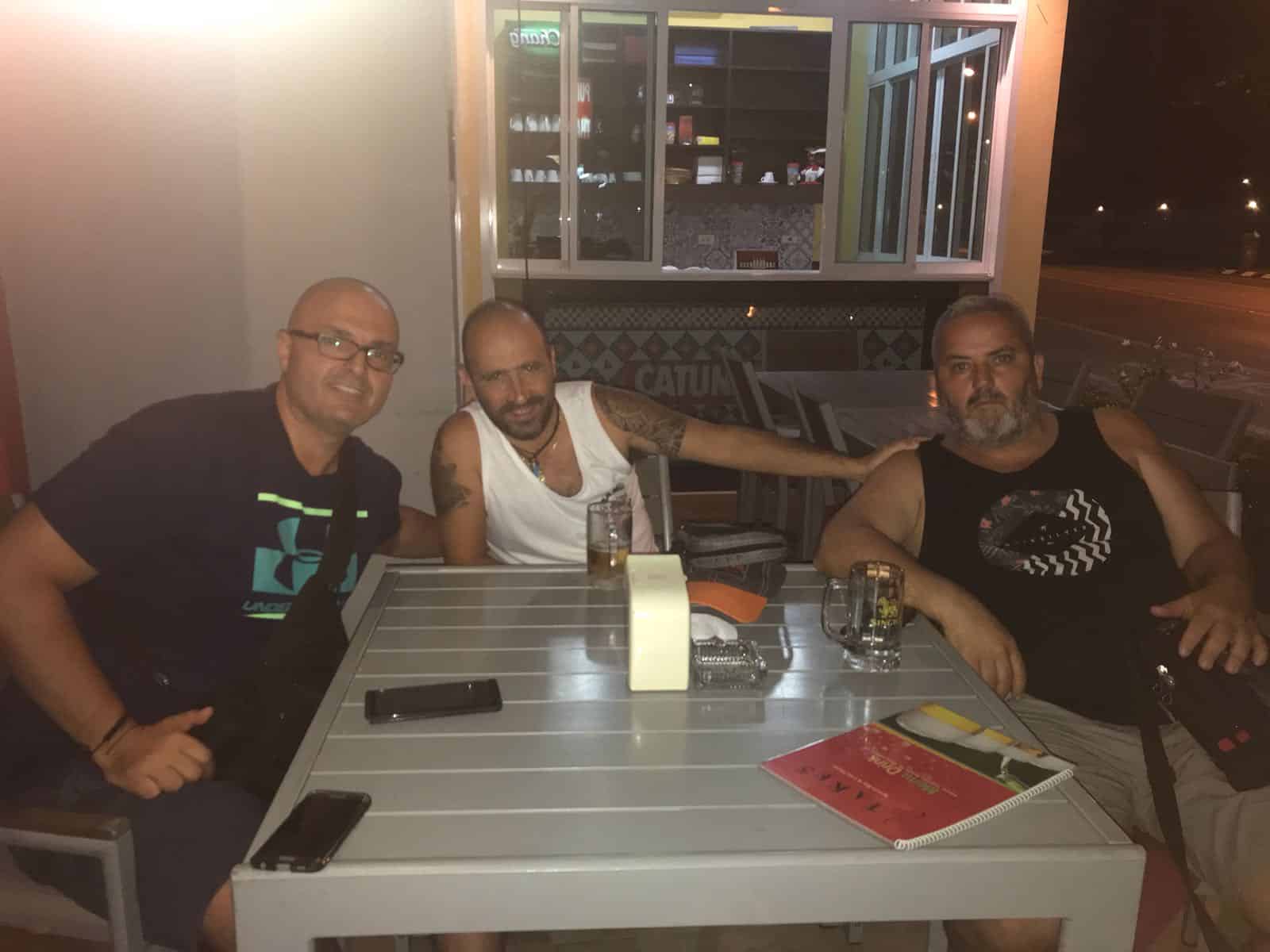 מימין לשמאל: עורכי הדין סיבוני, פרידמן וסגרון