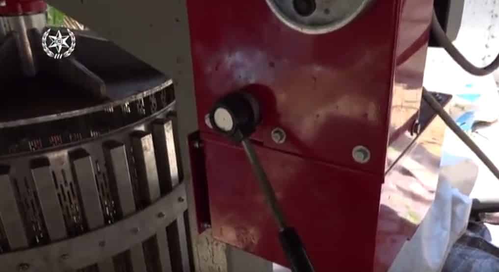 ציוד שנתפס במעבדה