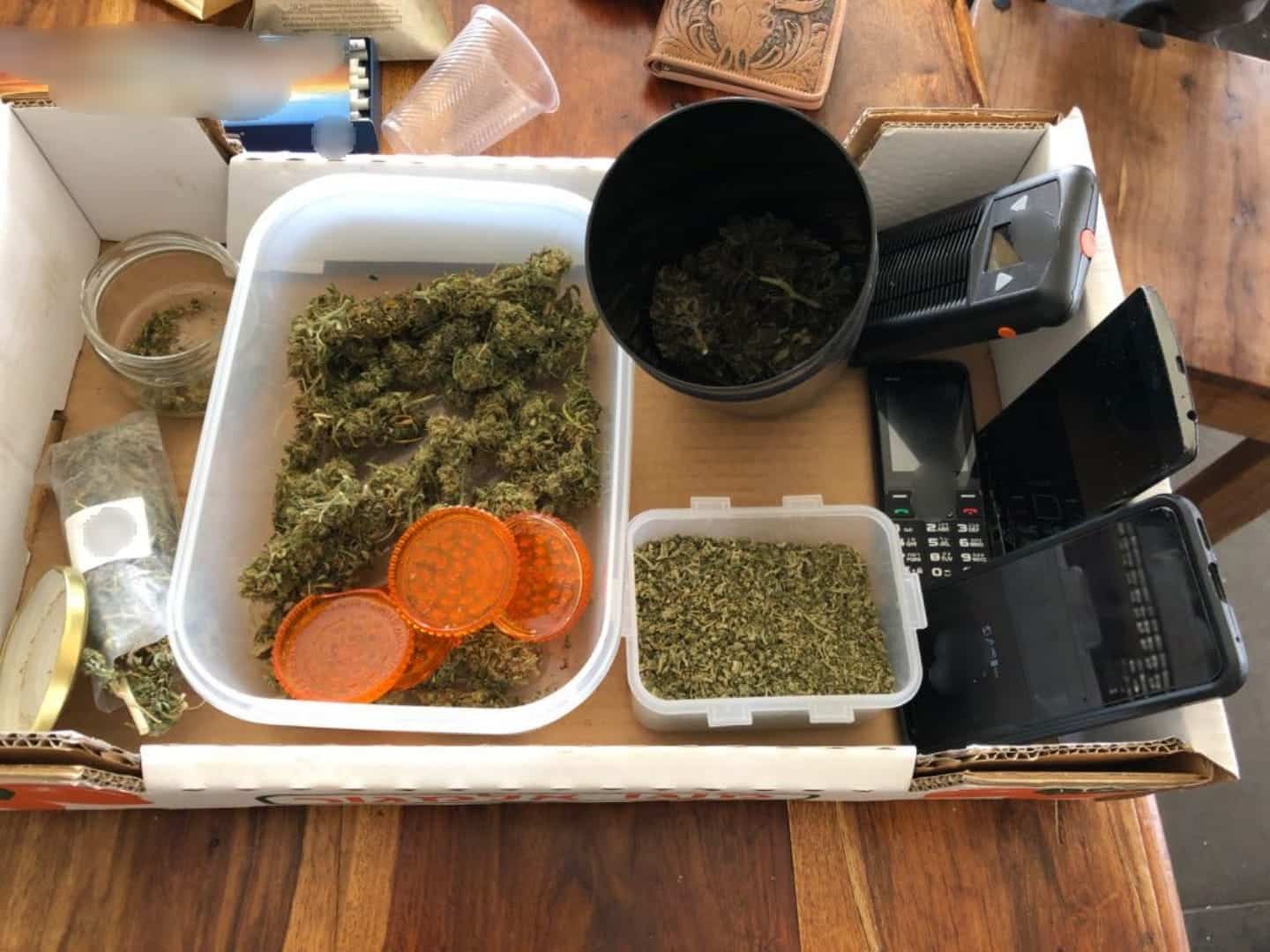 קנאביס שנתפס בתוך הבית