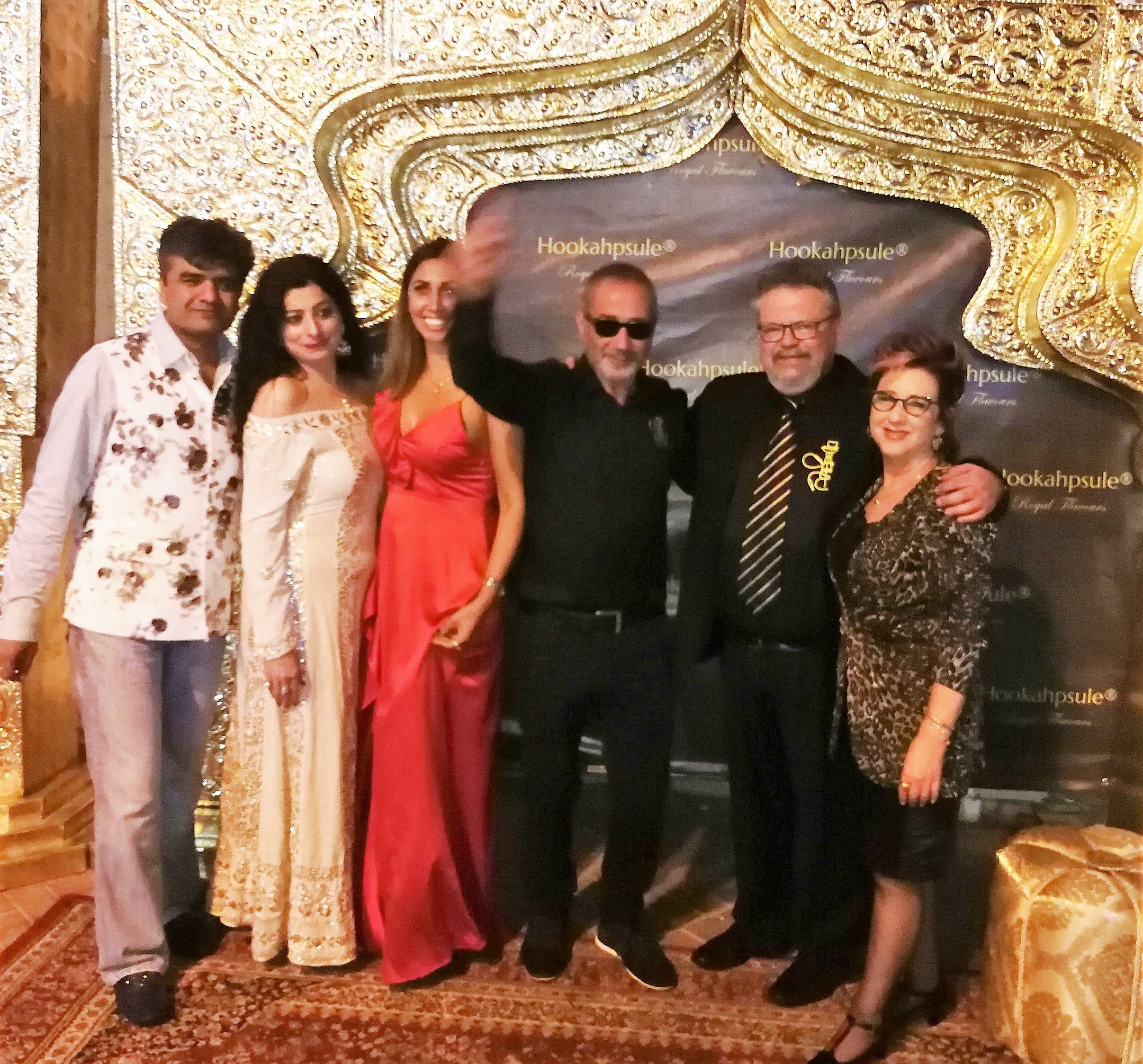 מאיר אברג'ל, השותפים והמשפחה במסיבת ההשקה