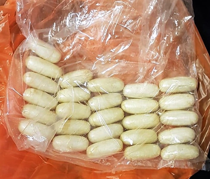 קפסולות הקוקאין שייבא הבלדר הברזילאי (צילום: דוברות המשטרה)