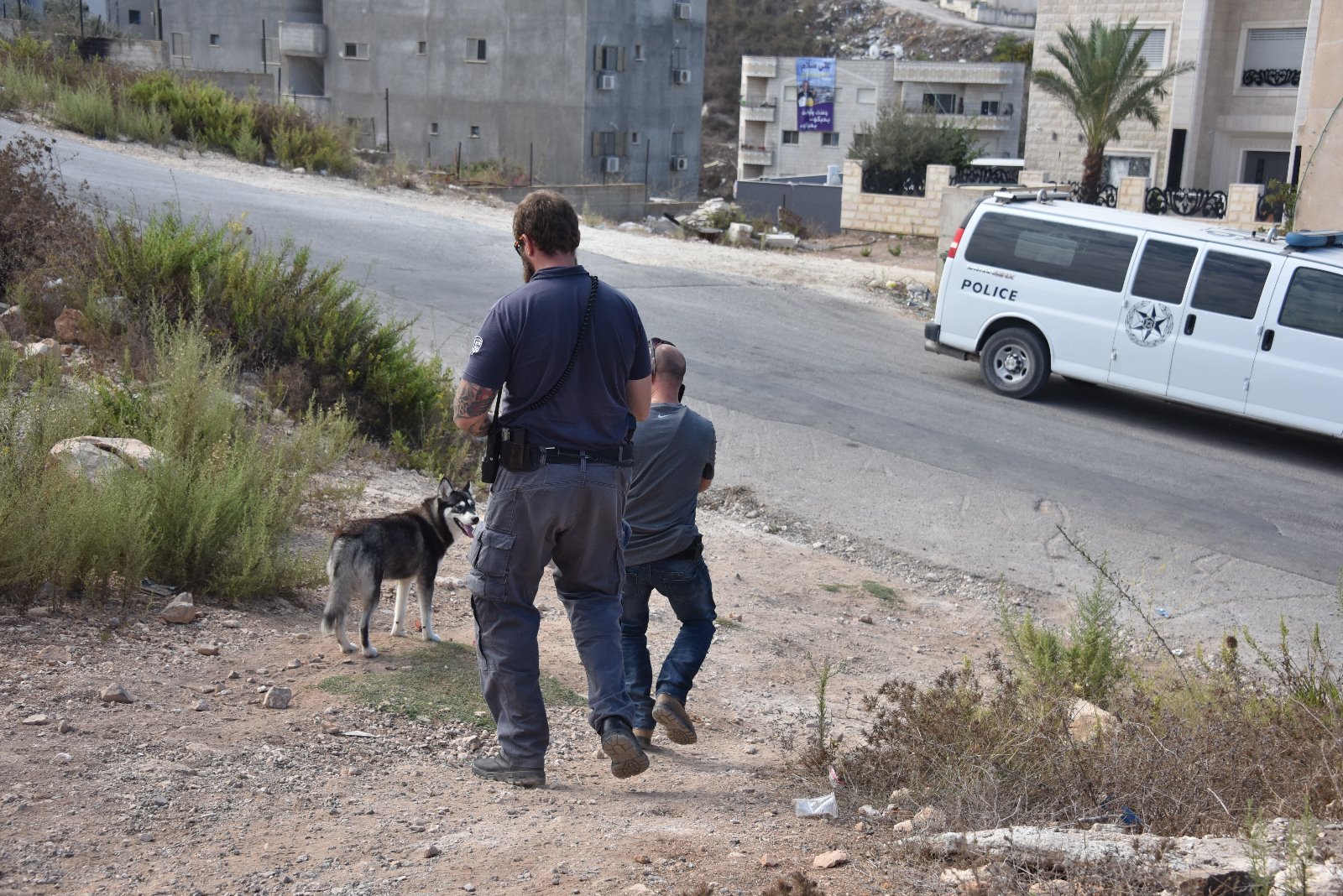 גם יחידת הכלבנים השתתפה במבצע