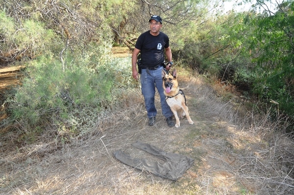 החיפושים אחרי הגופה באזור עליו הצביעה הנאשמת