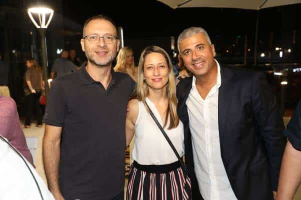 עם עו"ד גלעד שי סמנכ"ל נתיבי גז לישראל ואשתו טלי