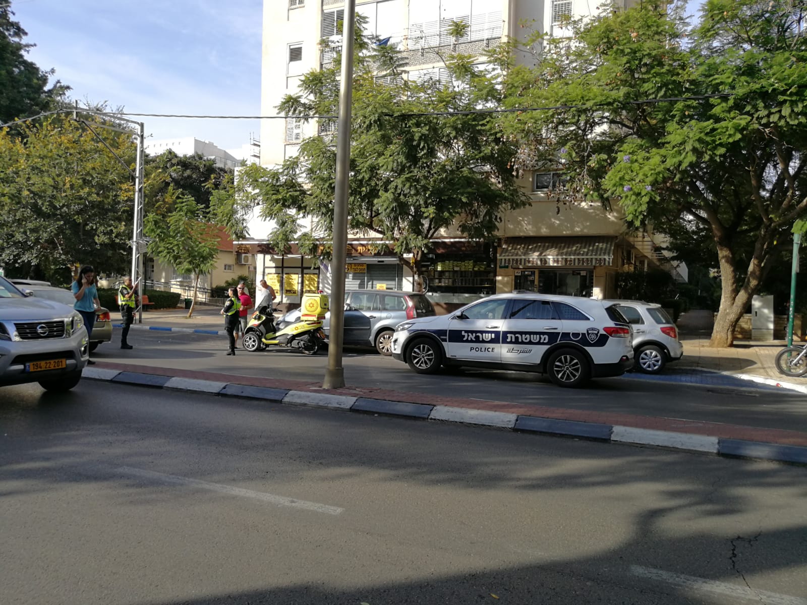 שמונה הרשעות קודמות. זירת התאונה