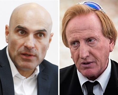 אליעד שרגא (מימין) ואפי נוה (צילומים: הדס פרוש, מרים אלסטר - פלאש 90)