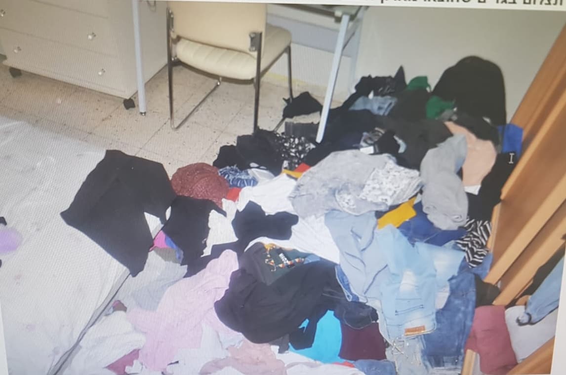 הפורץ נהג להשאיר אי סדר רב