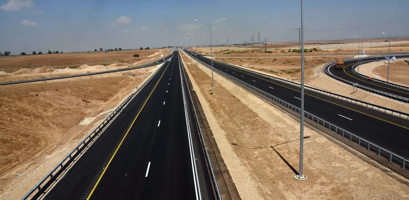 המהירות המותרת 110 קמ"ש. כביש 6 (צילום: יח"צ)