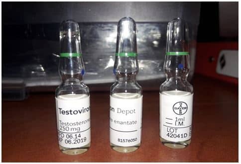 טסטווירון להזרקה שזויף מחברת באייר (צילום: משרד הבריאות)