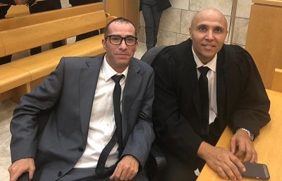 עו"ד יוסי אשכנזי (משמאל) ונביל זינאתי