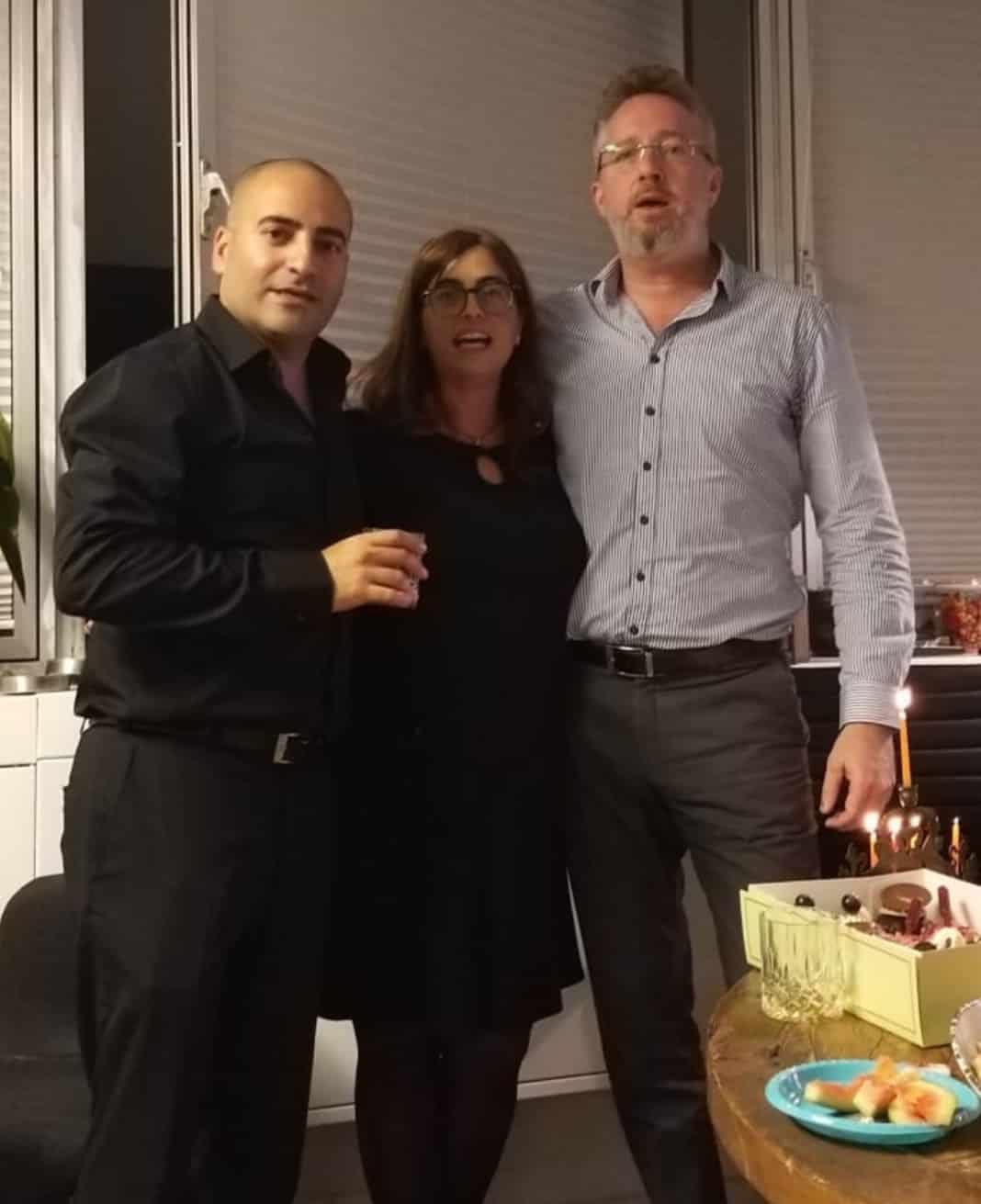 עם ממלא מקום יו"ר הלשכה, אורי קינן