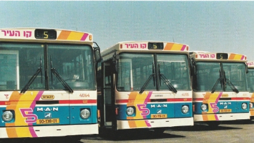 עבירות התנועה נסגרו בתוך החברה. אוטובוסים של "דן" מפעם