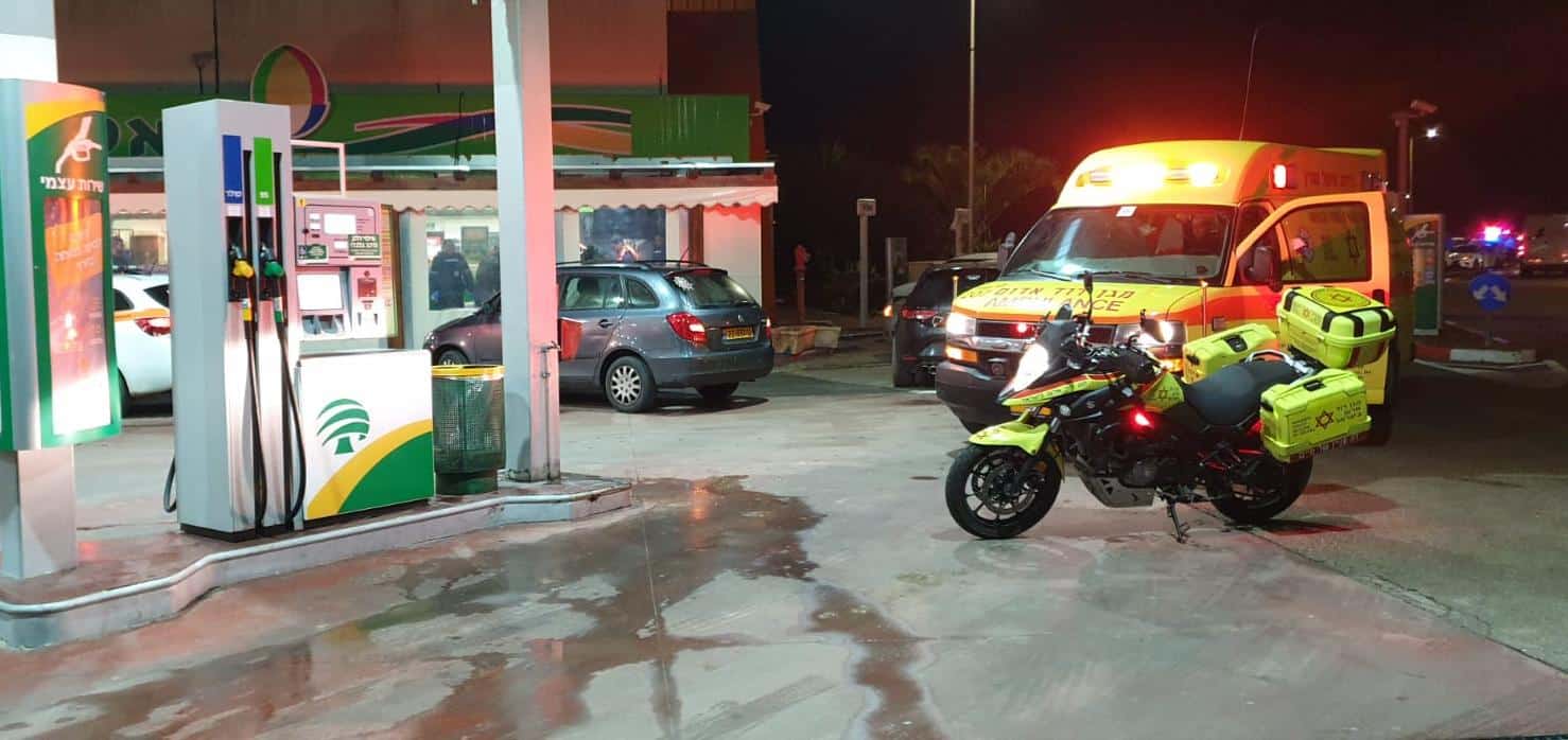 זירת האירוע. לחצו על התמונה לתיעוד וידאו (צילום: תיעוד מבצעי מד"א)