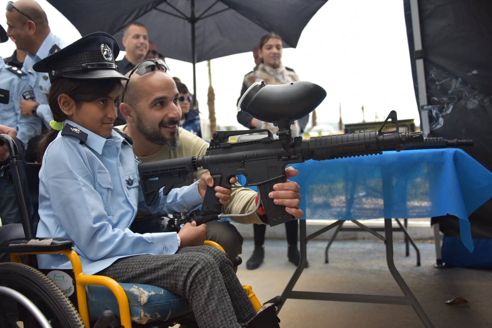 רמה טאהה בפעילות משטרתית