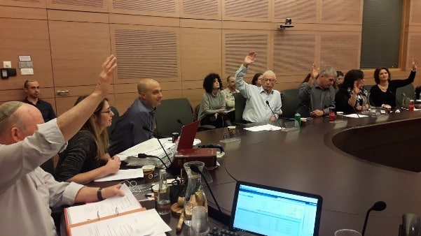 ועדת החוקה של הכנסת  מצביעה על אישור הרפורמה