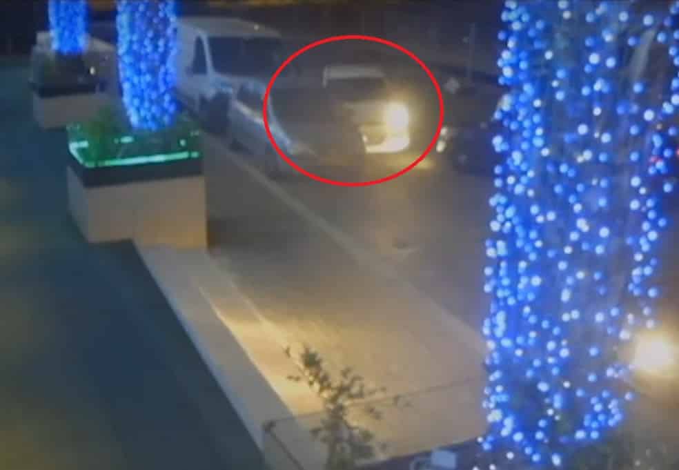 לחצו על התמונה לצפות בסרטון הבריחה של הרכב הפוגע