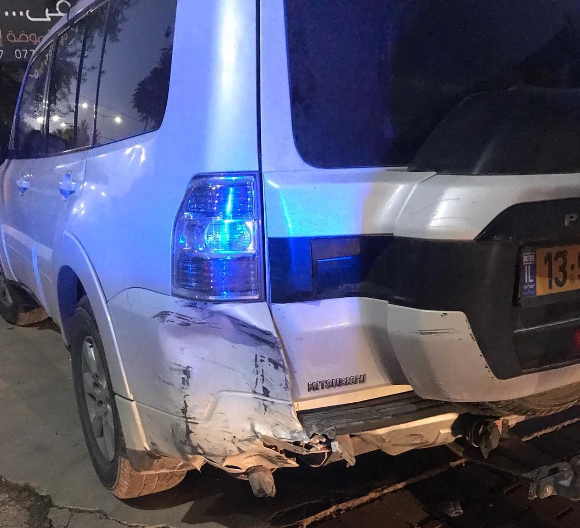 הרכב שנגנב (צילום: דוברות המשטרה)