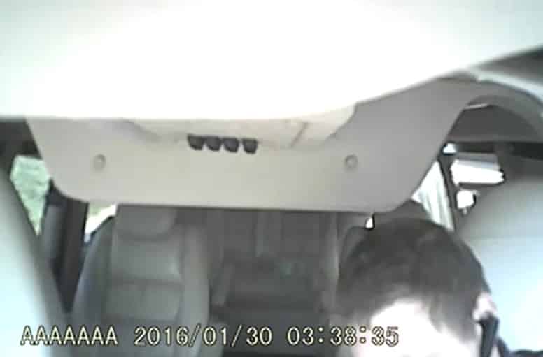 התיעוד שהביא לזיכוי - הנהג דיבר בדיבורית בלוטות'