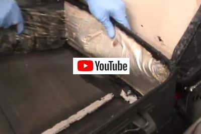 צפו בפוסטה TV: הקוקאין שנתפס במזוודת הבלדרית מנתניה