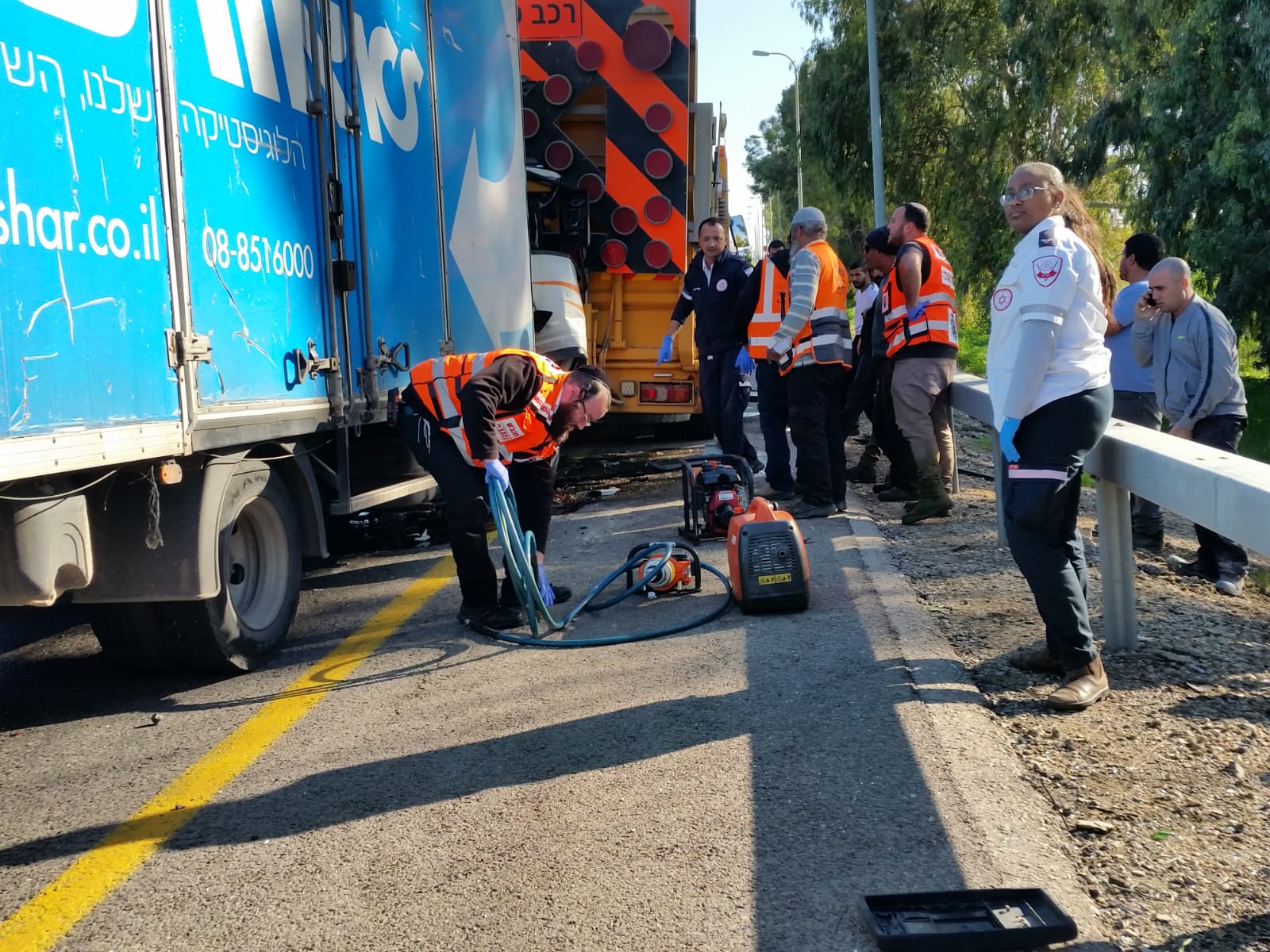 זירת התאונה