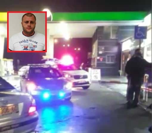 זירת ניסיון החיסול (בצילום הקטן: דתו קריחלי)