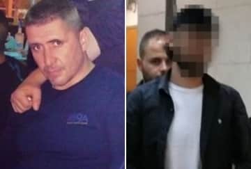 מימין: עד מדינה והסוכן המנוח