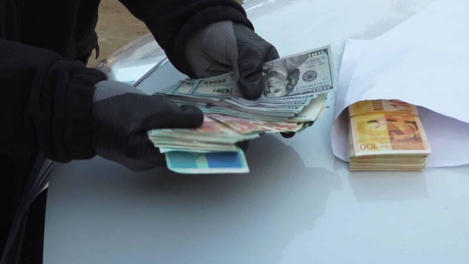 במהלך המבצע נתפסו כ-200 אלף שקל