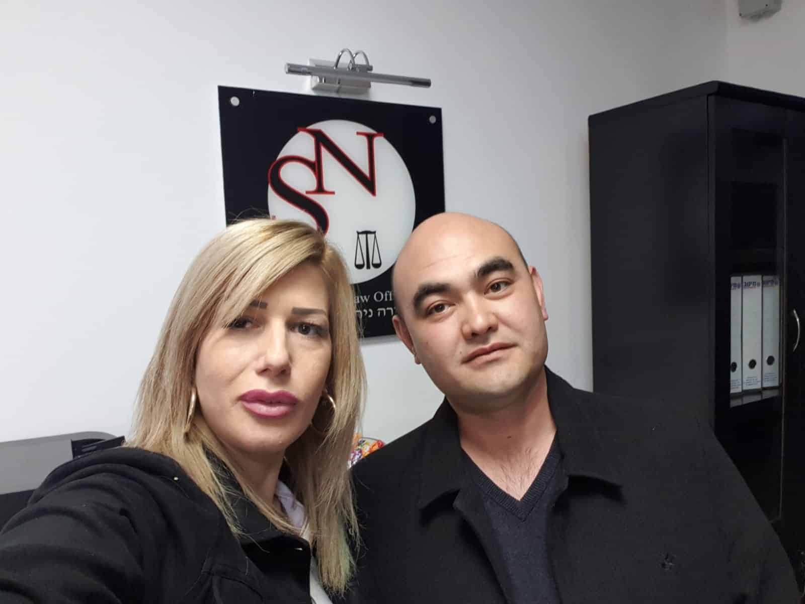 עורכי הדין דניאל רייכמן ושירה ניר