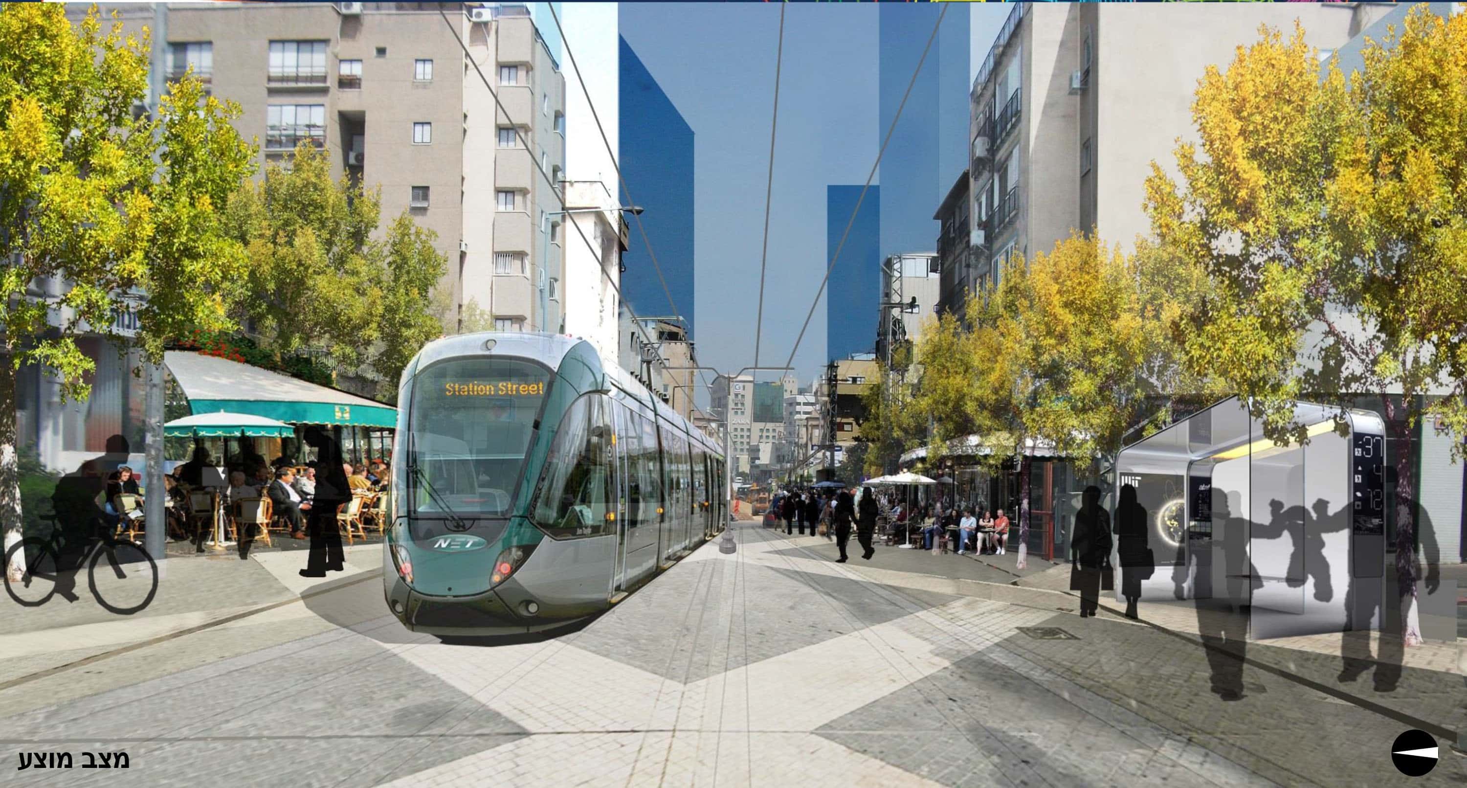 הדמיות להמחשה: המצב המוצע בראשל"צ