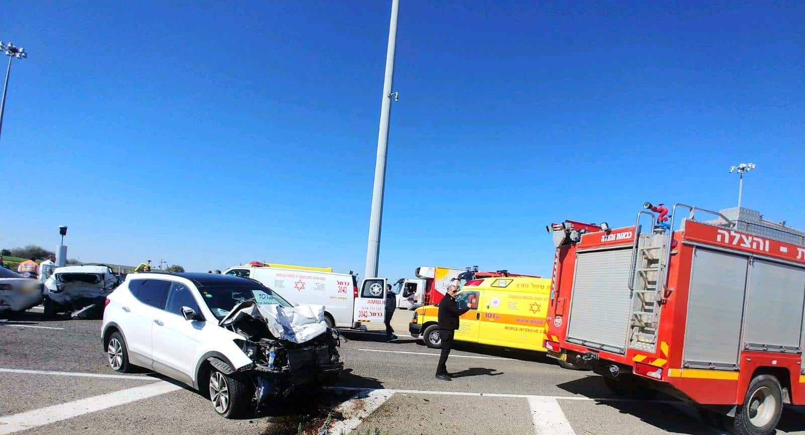 זירת התאונה