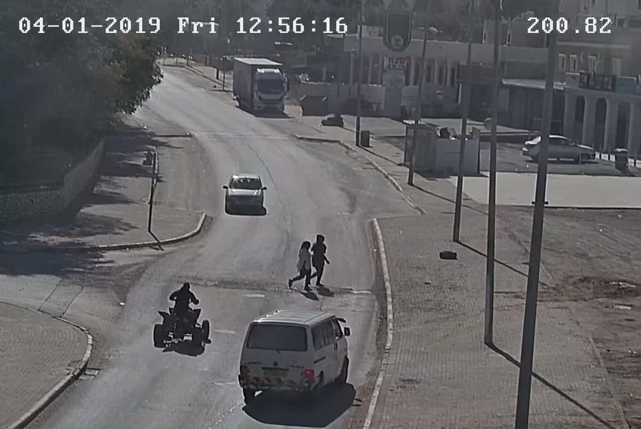 הטרקטורון הגנוב נקלט בצילומי אבטחה