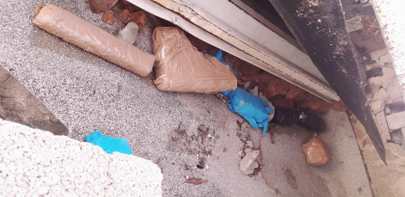 האמל"ח שנתפס בפרדס דכה ביפו (צילום: משטרה)