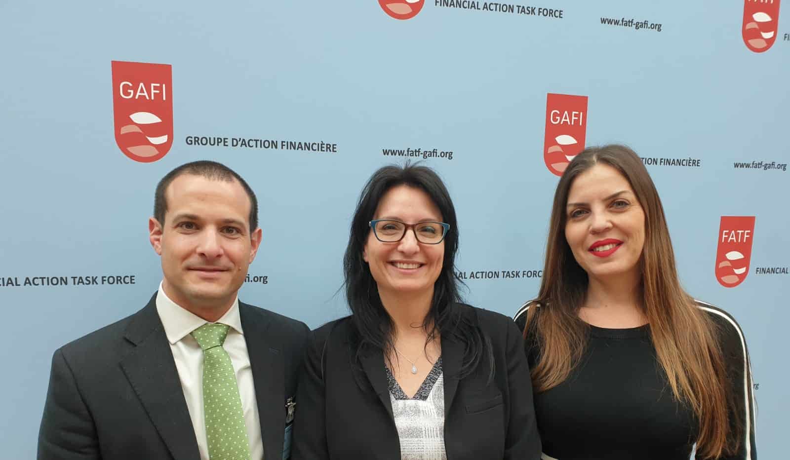 חילופי ידע בסיכול טרור ובמטבעות וירטואליים. חברי המשלחת שלומית ווגמן-רטנר, אלעד וידר ומאיה לדרמן