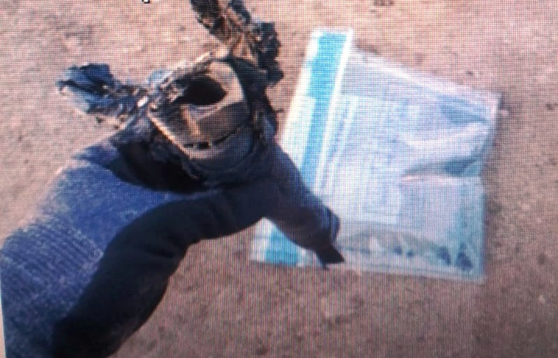 המטען שנמצא בביתו של הנאשם 