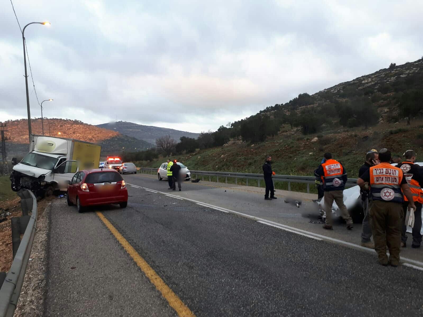 כביש 60 (שירותי כיבוי והצלה, מד״א ואיחוד הצלה)