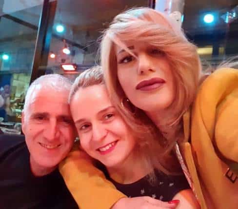 עם חברת מועצת העיר נתניה, ענת לביא אזולאי, ובן זוגה