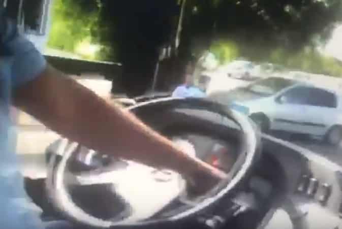 צילום מתוך סרטון ניסוי של צוות ההגנה (לצפייה בסרטון לחצו על התמונה)