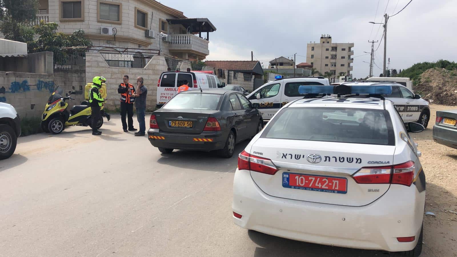 זירת הרצח (צילום: תיעוד מבצי מד"א)