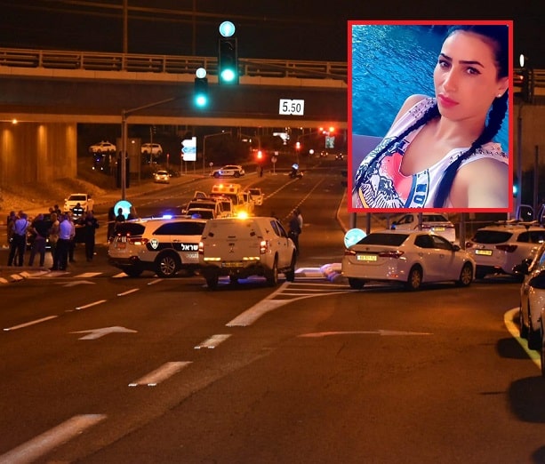 סמר חטיב ז"ל על רקע זירת הרצח. הרוצחים לא היססו