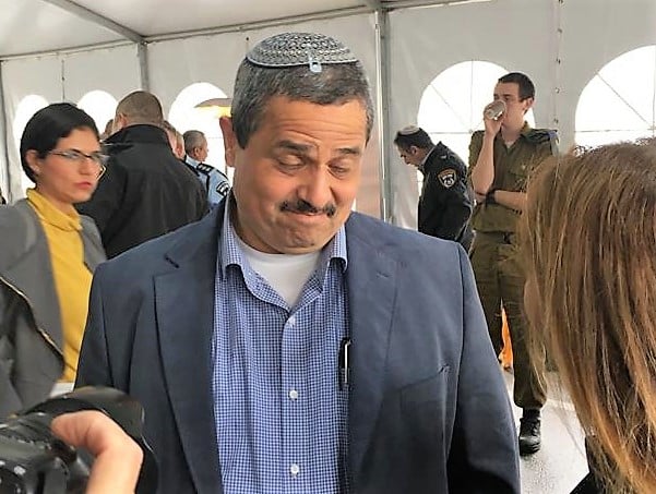 עוד אורח בטקס. רוני אלשייך