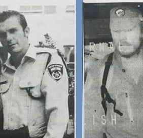 מימין השודד, משמאל השוטר. לא זהה