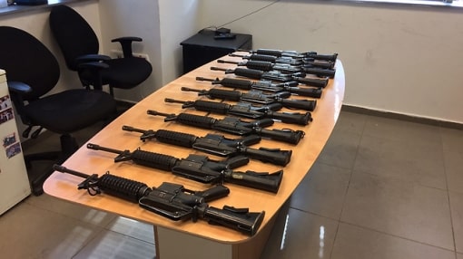 הצליחו למצוא רק 13. הרובים שנתפסו