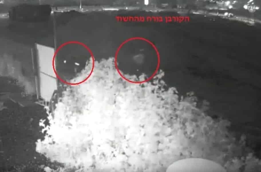 הקורבן בורח מהחשוד ברציחתו (לחצו על התמונה לתיעוד וידאו)