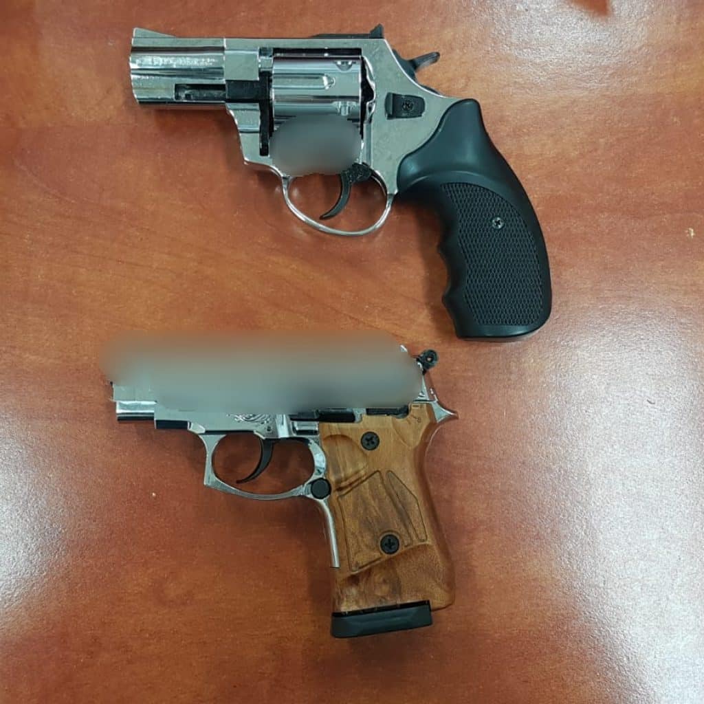 אקדחים אקדח (צילום: משטרה)